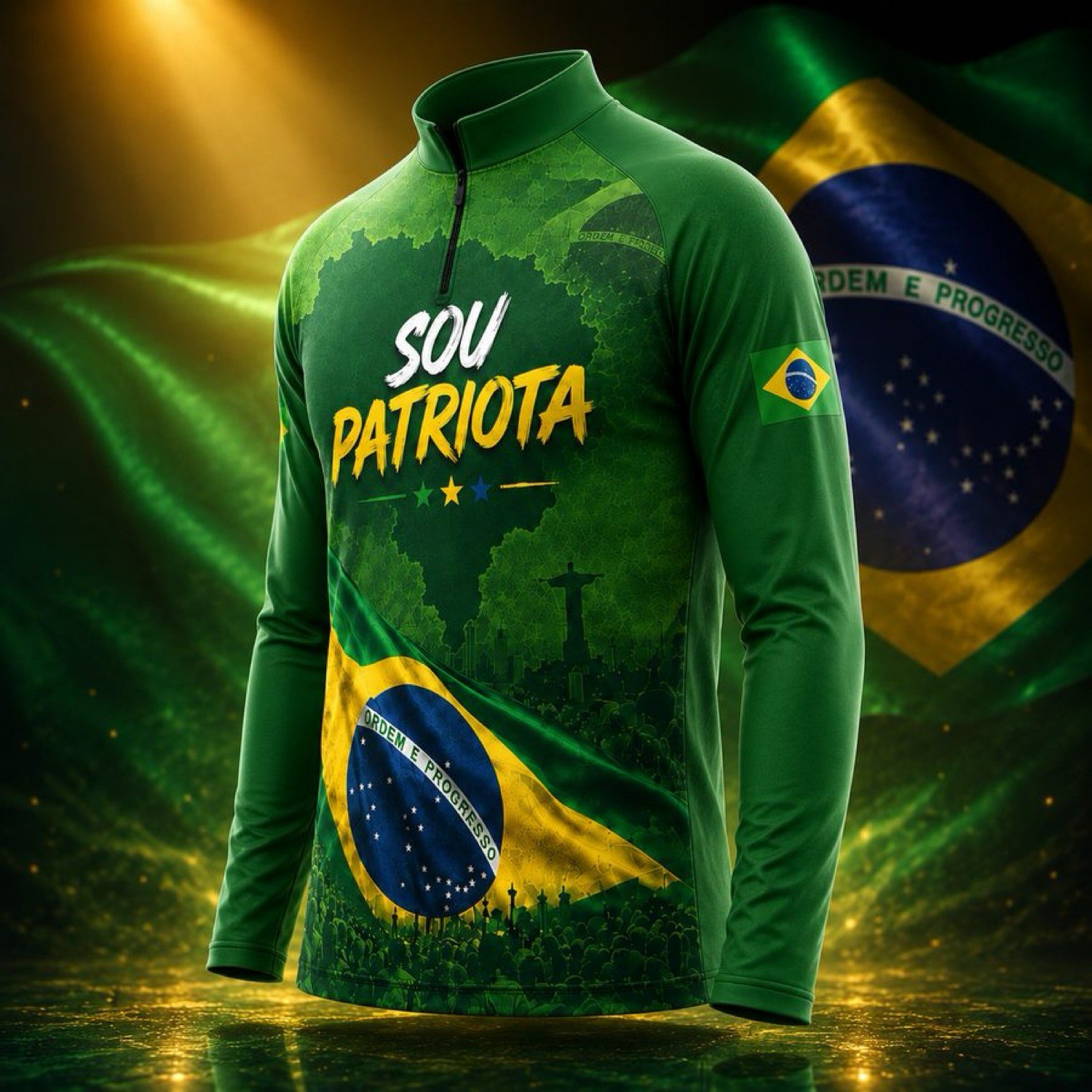 Camisa Patriota UV - Frente